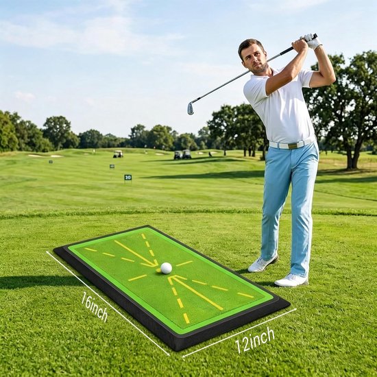 Golf trainingsmat - golfschommelmat - swing feedback - antislip rubberen basis voor binnen en buiten - ShopVlot van GOLF — afbeelding 5
