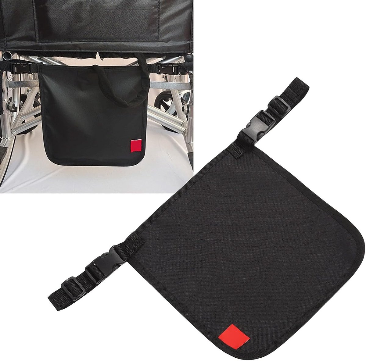 Urine Drainage Bag Holder - Medium - Oxford Katoen - Discreet gebruik voor onderweg - ShopVlot