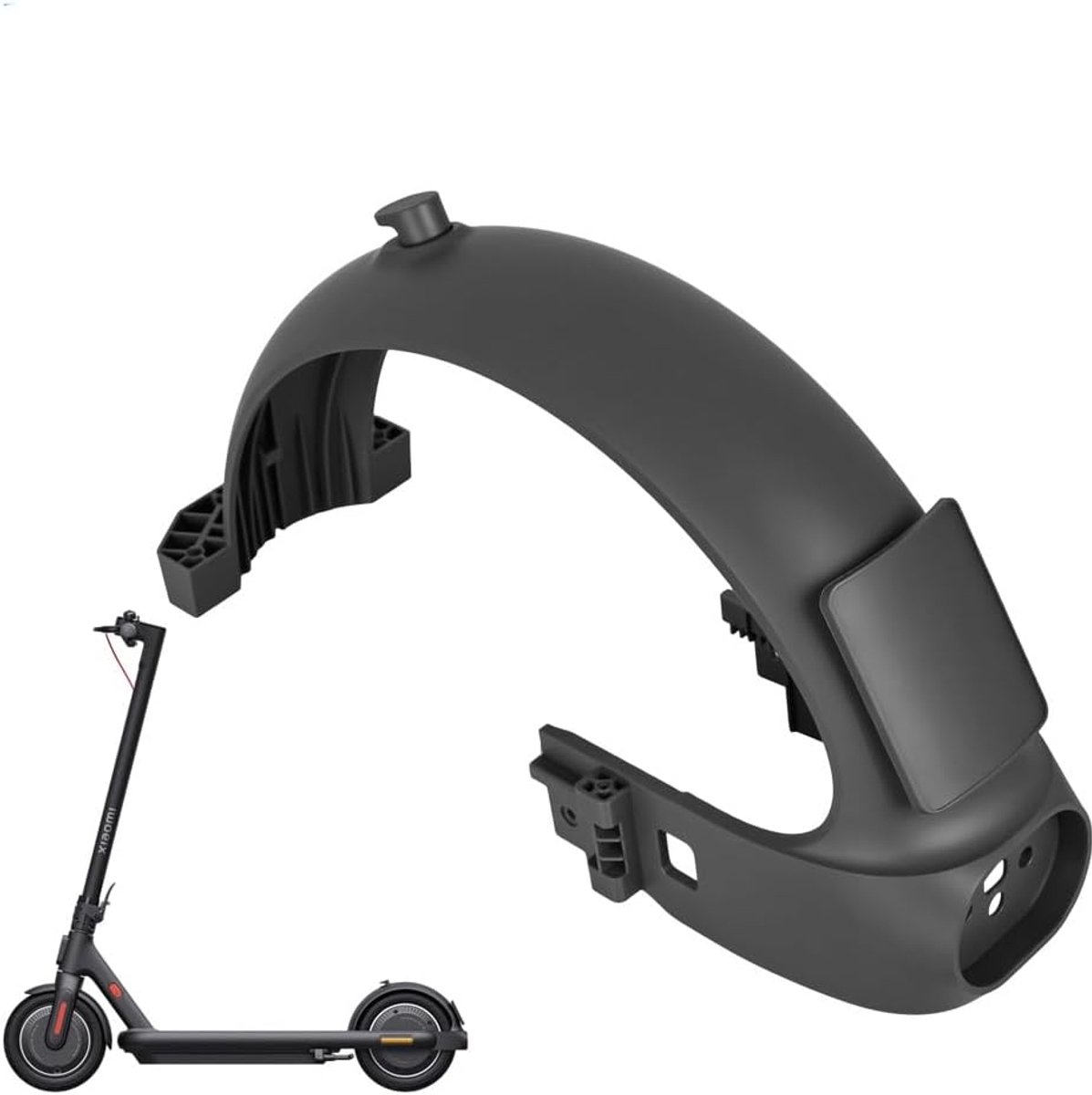 Achterspatbord voor Xiaomi 4 Pro Plus Mudgaurd spatbord voor elektrische scooter vervangende accessoires - ShopVlot