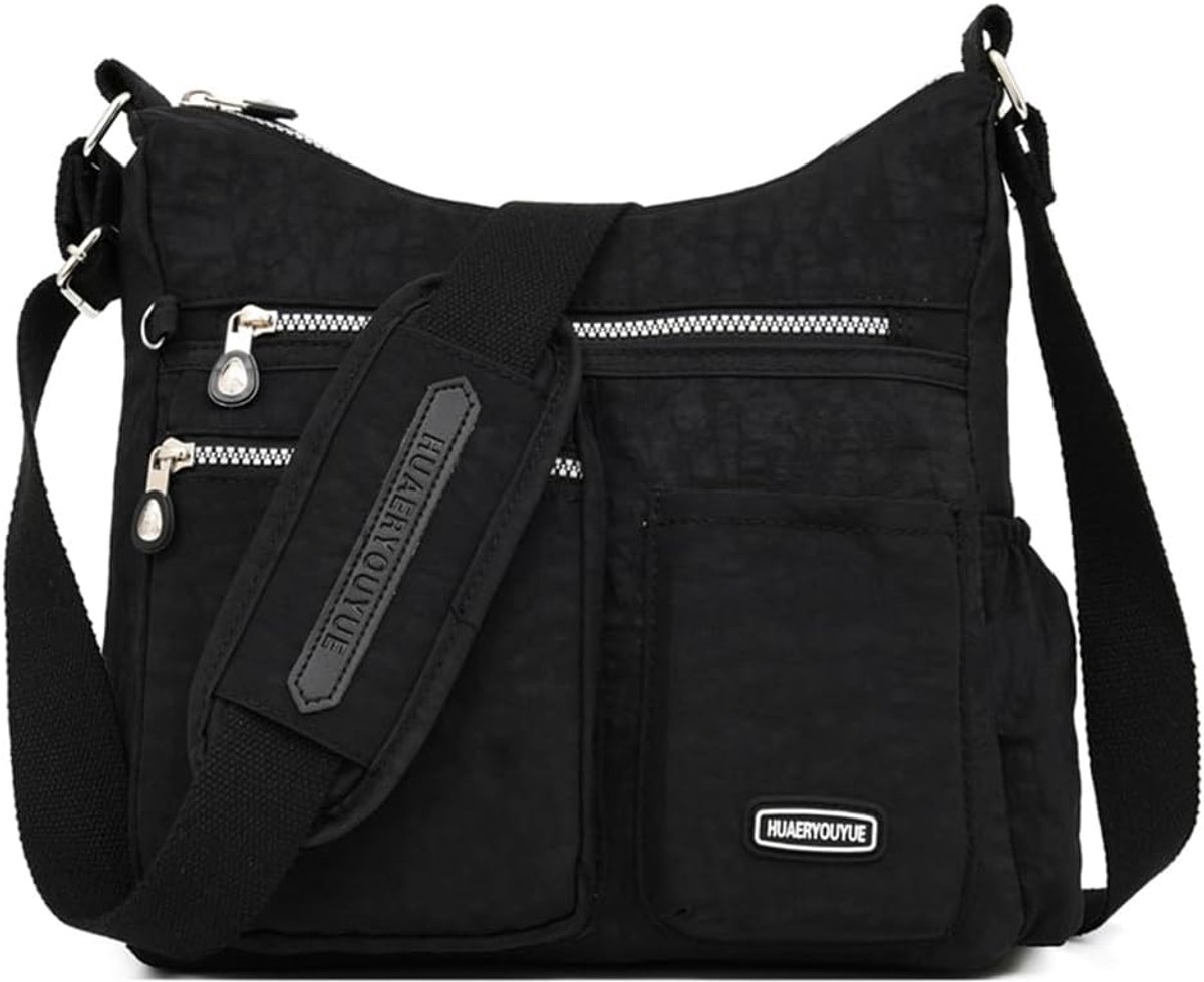 Shoulder Bag for Women, Large Capacity, Waterproof Nylon Women Handbag, Fashion Shoulder Bag for Travel, Work, School - ShopVlot