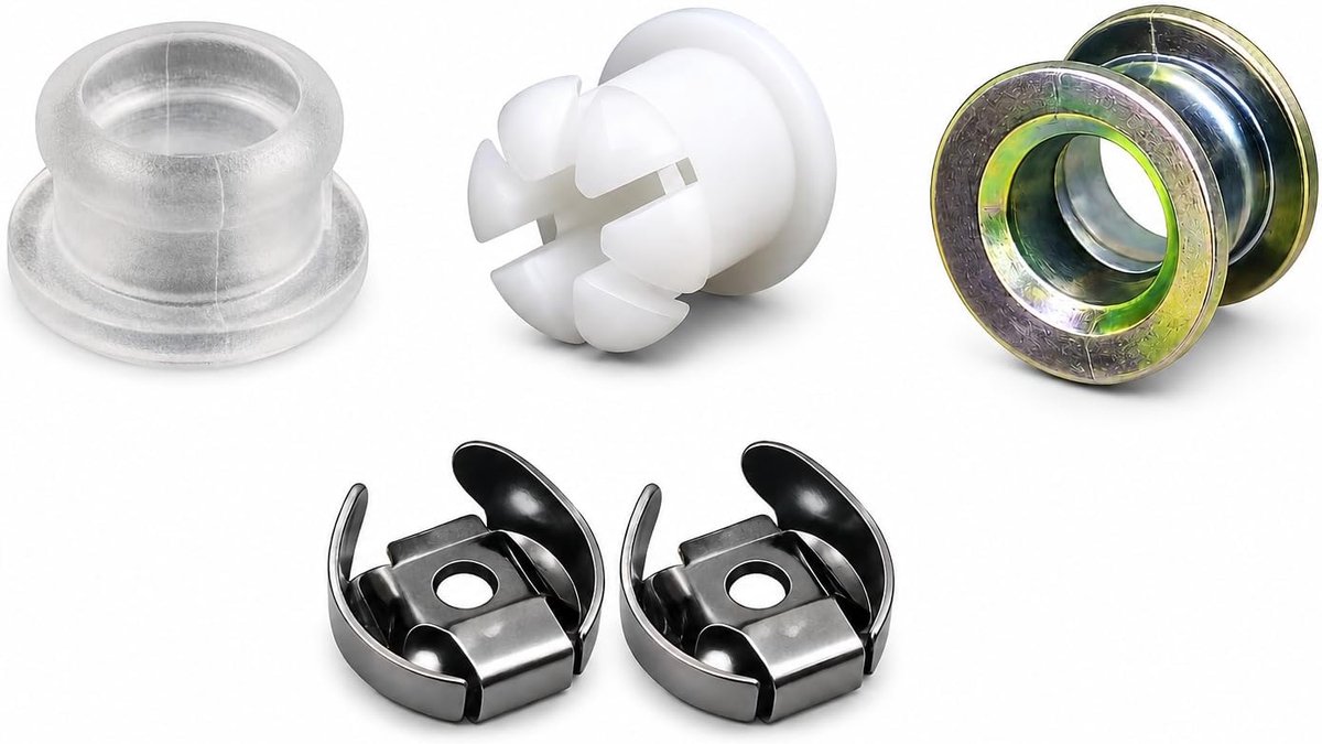 Premium Optimized Repair Kit Gear Shift Manual, 1997–2005, Box 02J/02K, Compatible VW Group, Rubber Bushing, Clips - ShopVlot