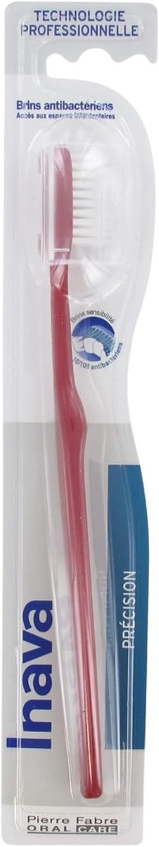 Inava Precision toothbrush 10/100 - red - ShopVlot