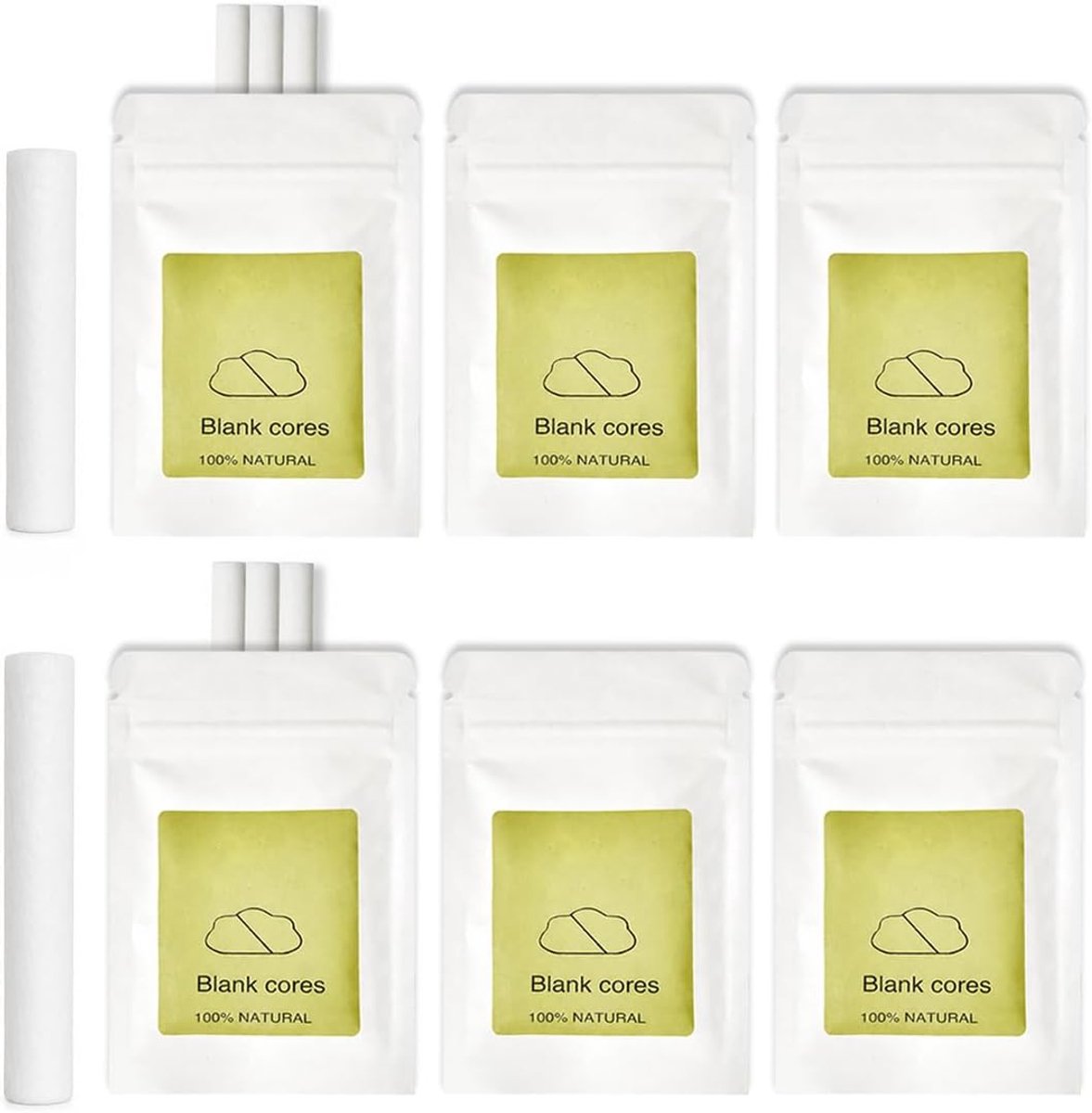 persoonlijke houten etherische olie diffuser aromatherapie katoenen lont,bevat slechts 6 geparfumeerde katoenen lonten - ShopVlot