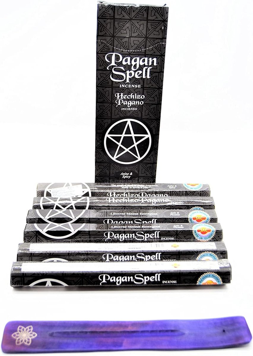 120 x Pentagram Incense Sticks - Magic Devil Wand Gothic (Pentagram Magic Devil Spell) Wands Joss 120 Incense Sticks - ShopVlot
