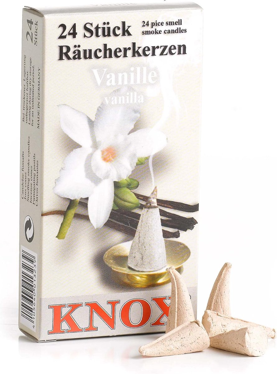 Sigro Knox Burners Vanilla Incense Cones, White, One Size - ShopVlot