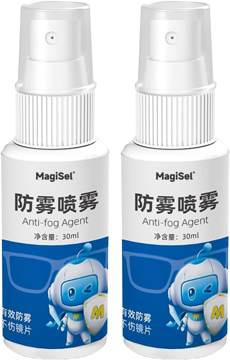 MagiSel Anti-fog Spray for Glasses, Reinforcement Spray, Anti-Fog Car Window Cleaning for Car, Glasses, Windshield - ShopVlot