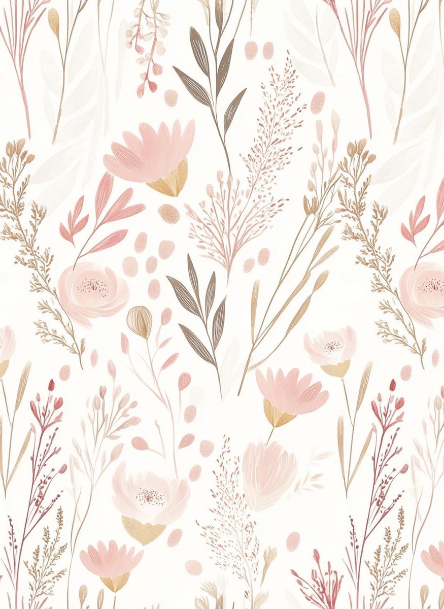 myforHD Self-Adhesive Wallpaper, Wall Paper, Flower Leaf, Self-Adhesive Film, 44 cm x 300 cm, Decorative Film - ShopVlot