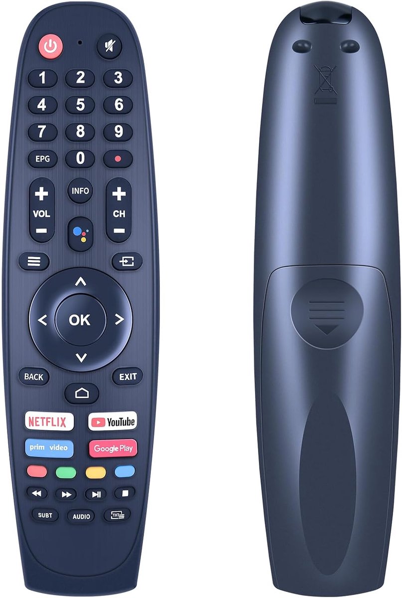 New Replacement Remote Control for Smart Tech TV 32HA10T3 43UA10V3 50UA10V3 (no voice function) - ShopVlot