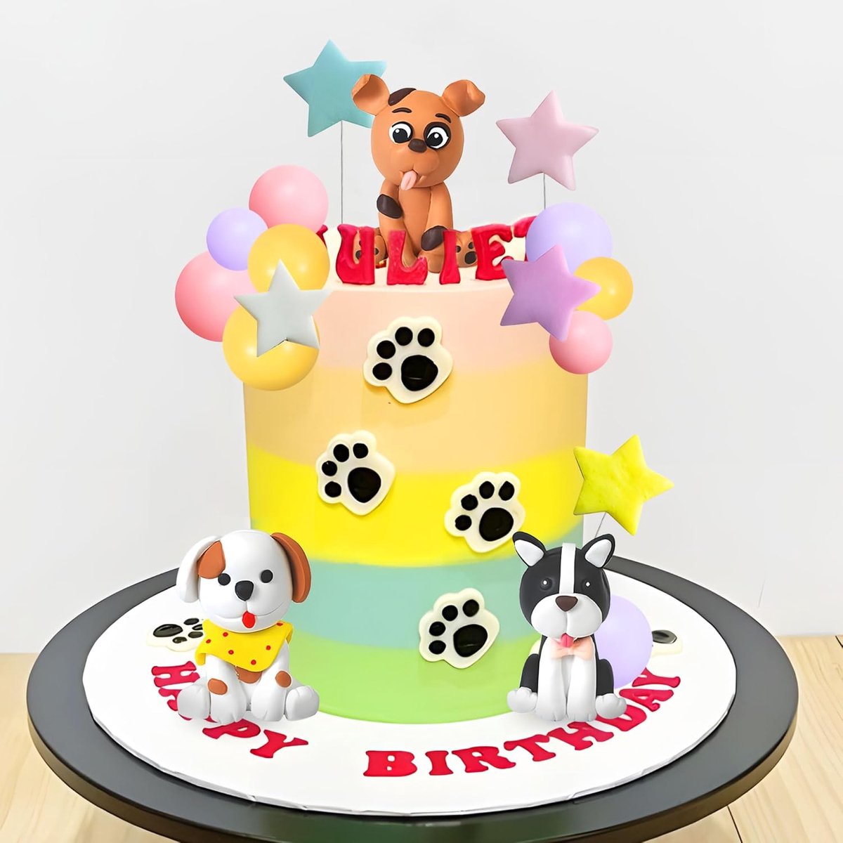 Dog Cupcake Topper Dog Birthday Cake Lid Dog Theme Party - Dog Cupcake Topper Dog Birthday Cake Lid Dog Theme Party - ShopVlot