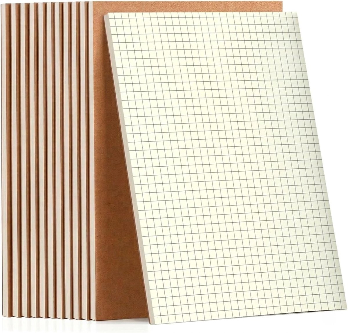 VEESUN A5 Notebook Pack van 10 met Geruit Notitieboek 60 Paginas 30 Vellen - ShopVlot