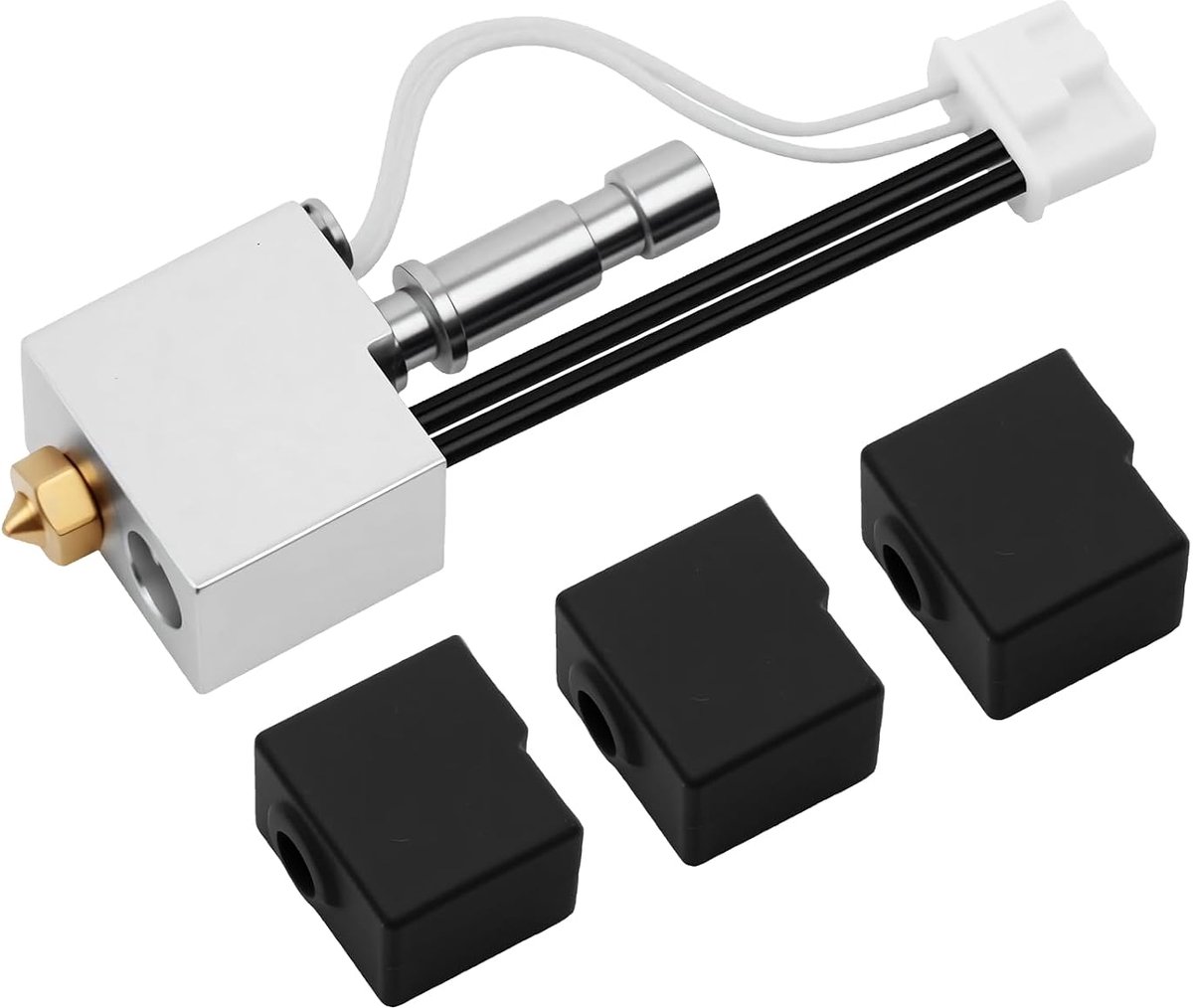 Anycubic Kobra S1 Combo Ceramic Hotend Kit, Upgrade 3D Printer Extruder with 0.4 mm Tempered Steel Mouthpiece, Fast - ShopVlot