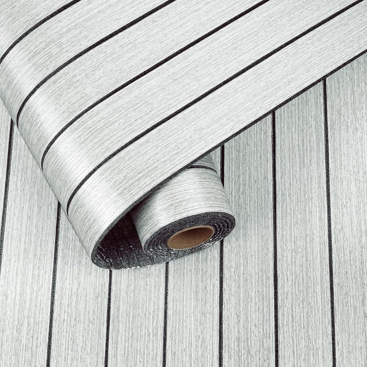 3D Wall Panels, Wood Look, Light White, Flexible Wall Cladding, Indoor Wall Panels, Kitchen, PVC Panels, White - ShopVlot