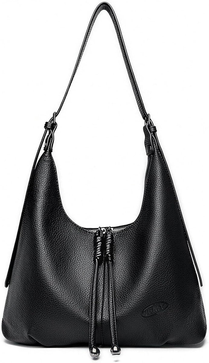 Hobo Tas voor dames, zachte vegan lederen slouch tas met verstelbare riem, dames schoudertas & crossbody handtas - ShopVlot