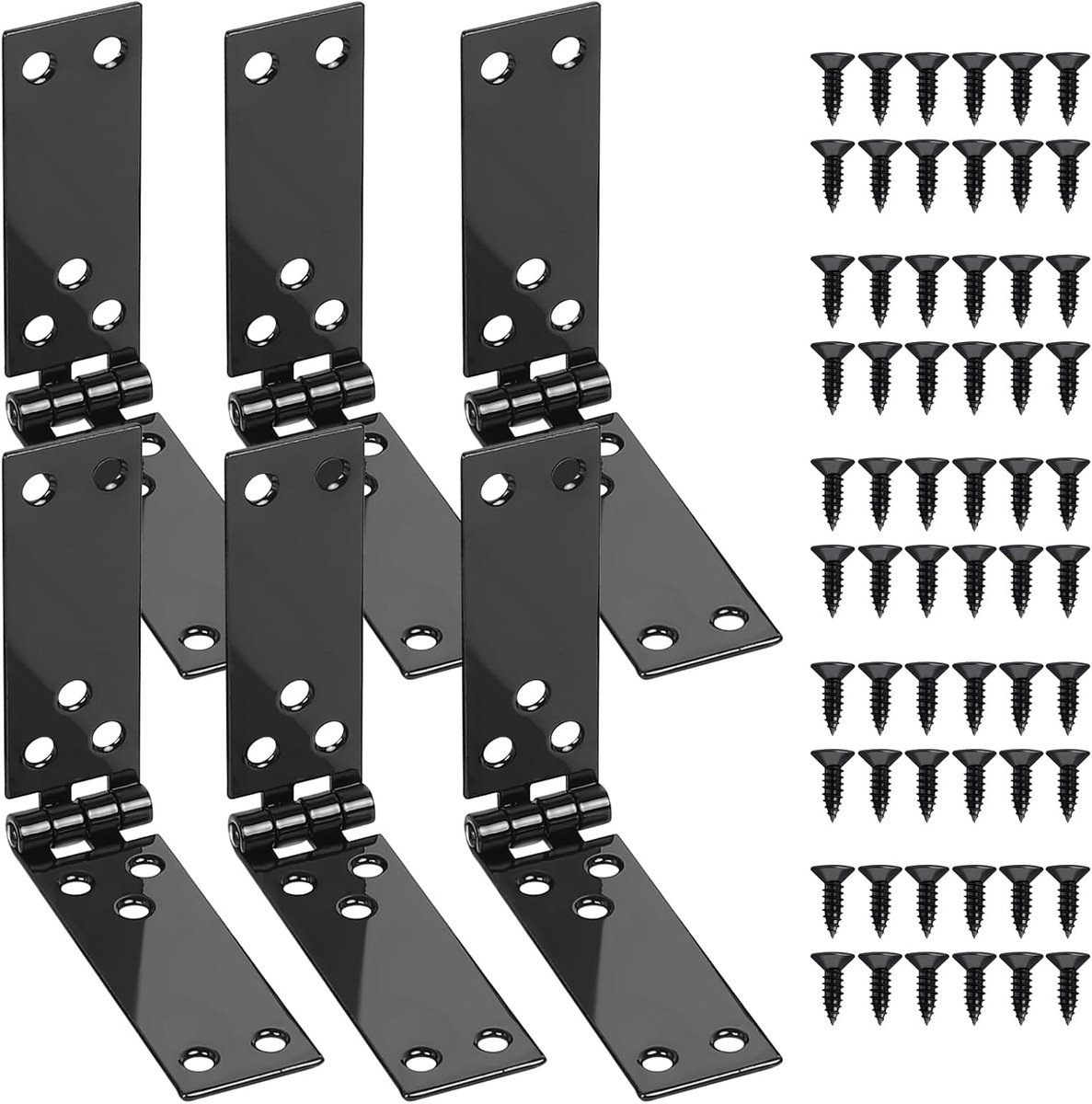 Pack of 6 Drawer Hinges, Drawer Hinges, Wooden Door Hinges, Folding Hinges, Drawer Hinges, Cabinet Hinges for Wooden - ShopVlot