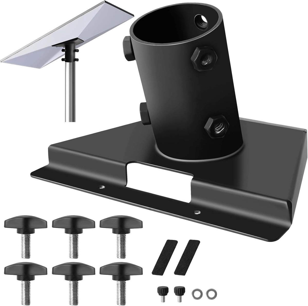 Starlink Gen 3 Tube Adapter, Starlink Pole Mount, Starlink Mast Holder, Weatherproof Aluminium Alloy, Compatible with - ShopVlot