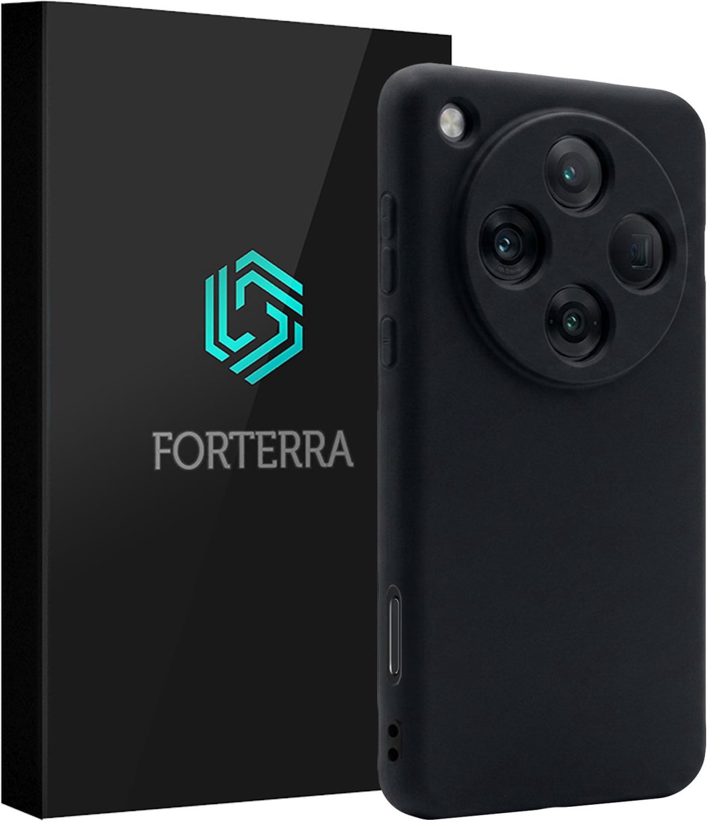 Hoesje Geschikt voor OPPO Find X8 Pro - Sterk & Shockproof - Siliconen Case - Hoes Cover - Zwart