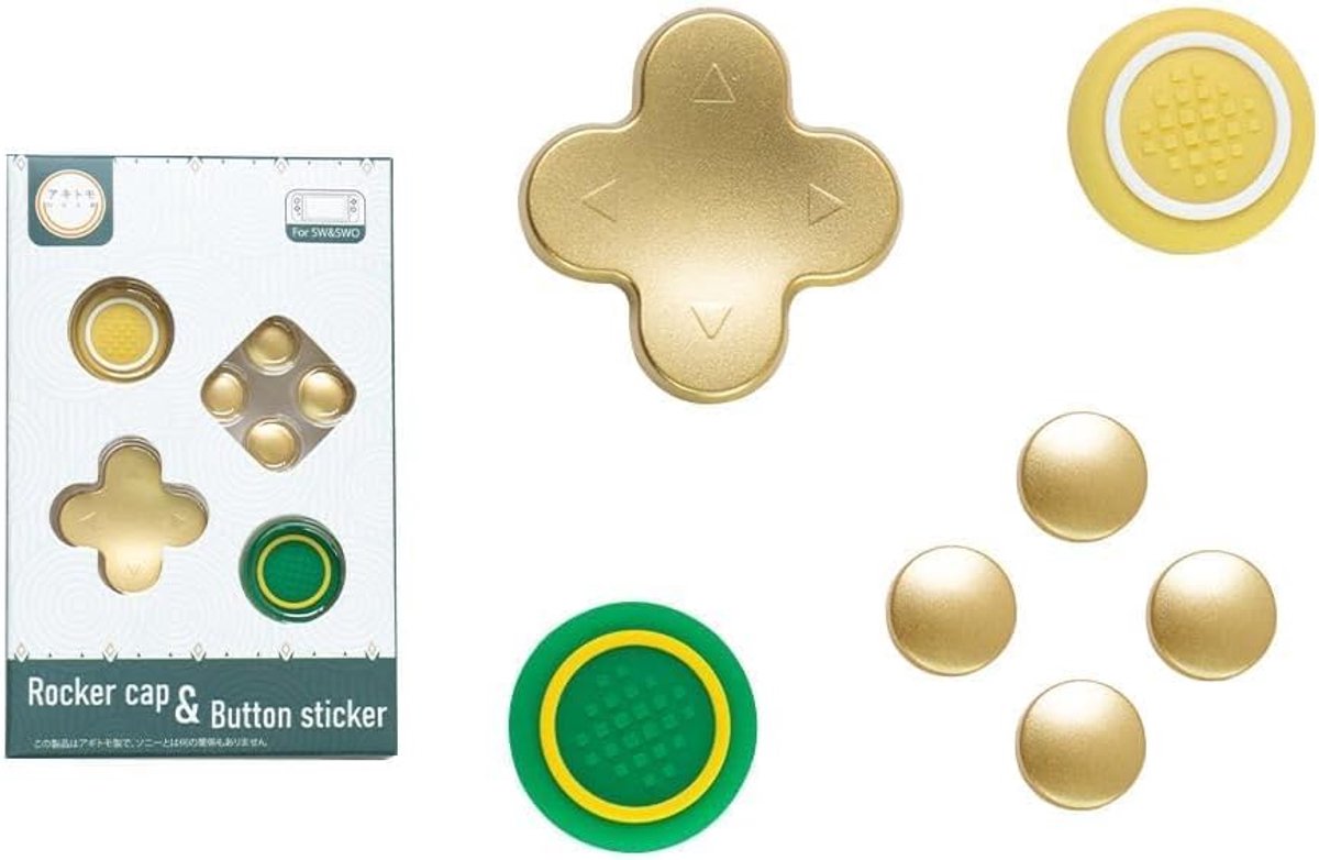 Joystick doppen set 7 stuks - Thumb grips en knop stickers - Voor comfortabele bediening - ShopVlot