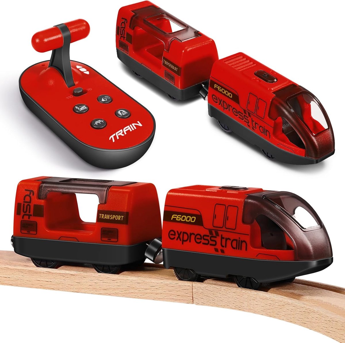 DESPOINA 1 set op batterijen werkend treinspeelgoed, compatibel met Brio spoorweg elektrische locomotief, magnetische - ShopVlot