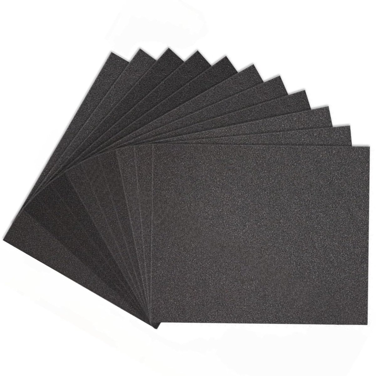 Sandpaper Set, 36 Pieces, Waterproof Sandpaper, Fine Sandpaper, 285 x 240 mm, for Metal, Car, Wooden Furniture, Wet - ShopVlot