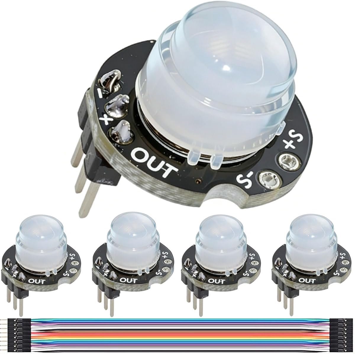 5 stks MINI Bewegingssensor Detector Module SR602 Infrarood Sensing Blok Pyro-elektrische Infrarood PIR Kit Menselijke - ShopVlot