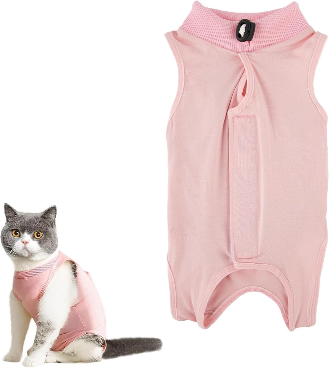 Cat Body After On, Cat Body for Surgery Operation Body Cat Recovery Suit Professional Recovery Suit (Pink, M) (Size M) - ShopVlot