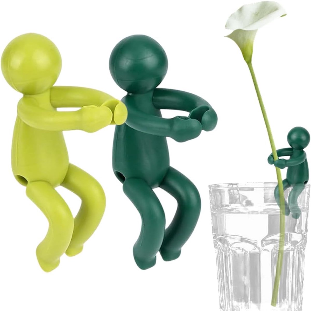 2 Pezzi Supporto Per Piante Supporto Per Piante Creativo A Forma Di Omino Supporto Per Piante Da Interno, Supporto Per - ShopVlot