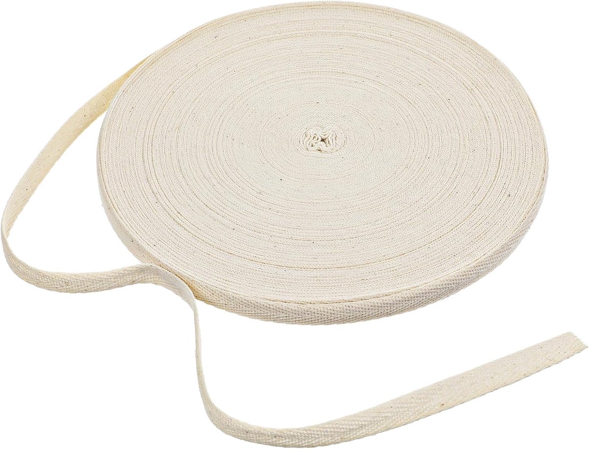 Bias Tape 50 m - 10 mm Breed - Katoenen Tape - Duurzaam en veelzijdig voor naaien - ShopVlot