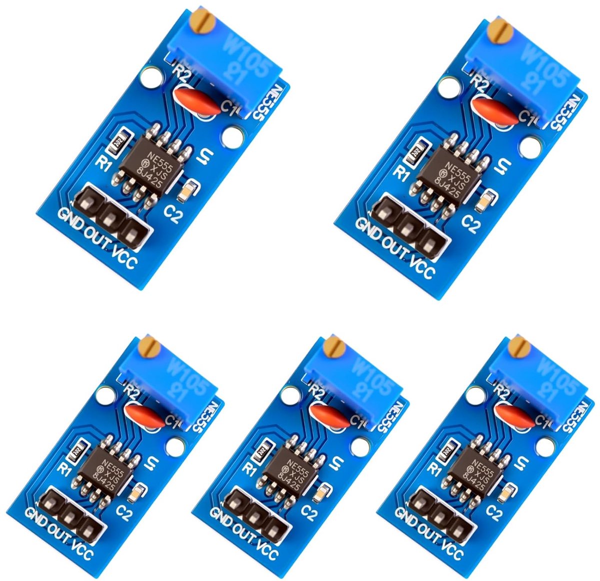 Pulse generator module 15Hz-24kHz - verstelbare frequentie - rectangulaire signalen - ideaal voor elektronica projecten - ShopVlot