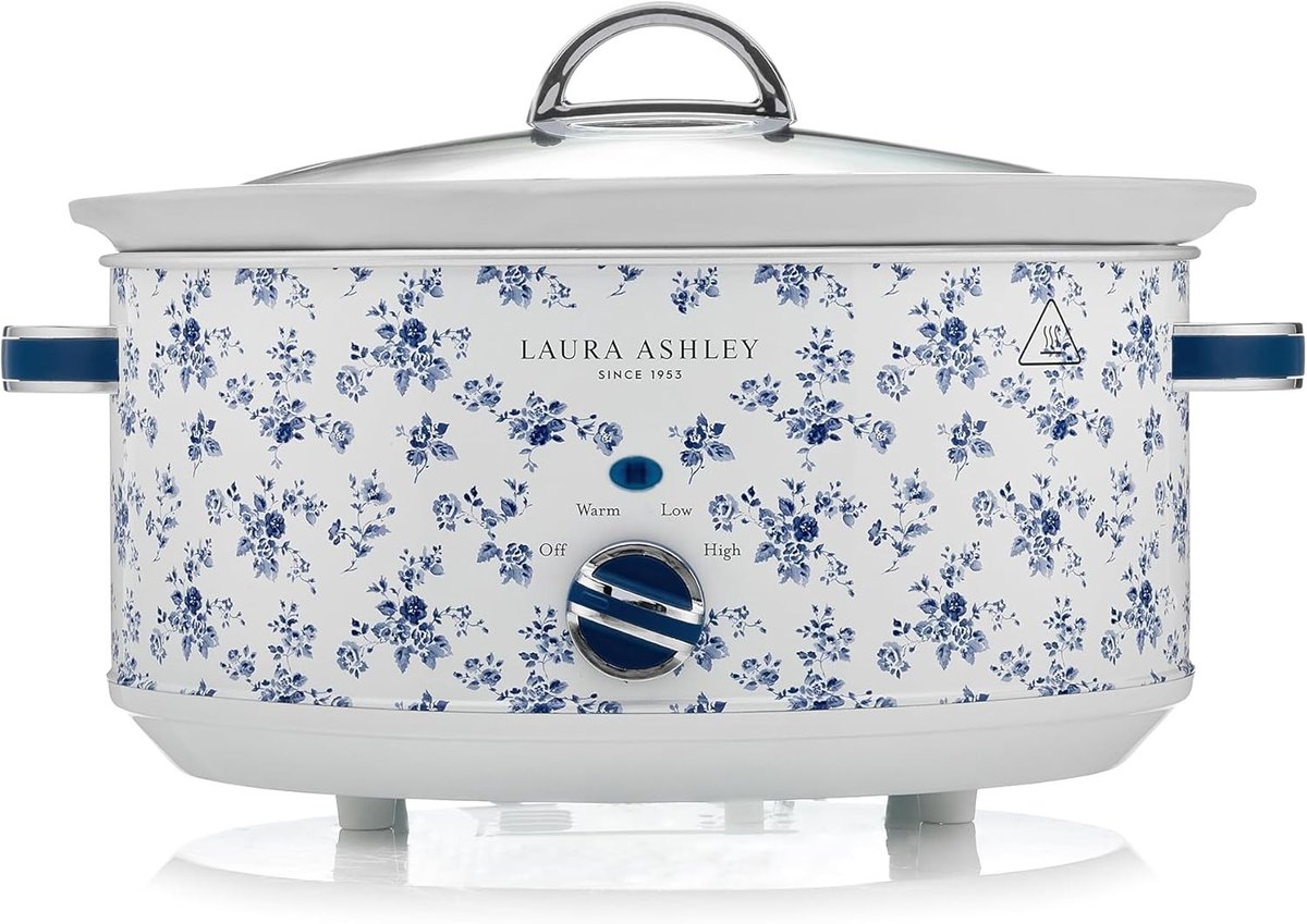 Slowcooker - China Rose - 6,5 Liter - Keramische Binnenpan - Voor Grote Porties tot 10 Personen