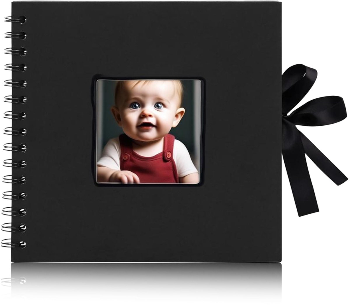 Solidchoice - DIY Fotoalbum met 60 Zwarte Pagina's voor Creatieve Herinneringen