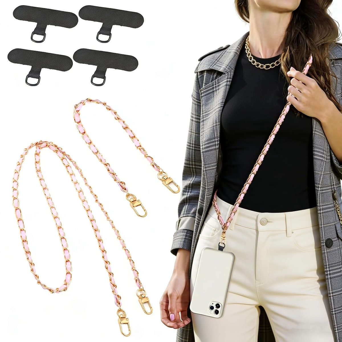 Solidchoice - Universele Telefoon Ketting Set voor Hangen