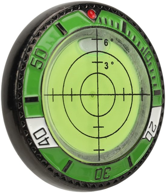 Golfbal Marker Lezer - Putt-hulpmiddel - Draagbaar - Horizontale Bubbel - Accessoire - Precisie - Geschikt Voor Golf - Groen - Dubbele Zijde - Accessoires - Putt-hulpmiddel - Bal Marker - Bellenniveau van Merkloos — afbeelding 3
