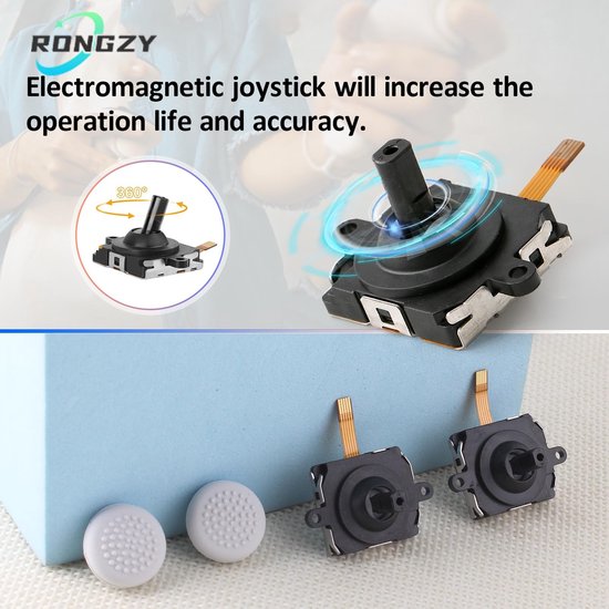 Joystick Vervanging - Thumbstick Caps - Controller Reparatie - Drift Correctie - 2 Stuks van Merkloos — afbeelding 2