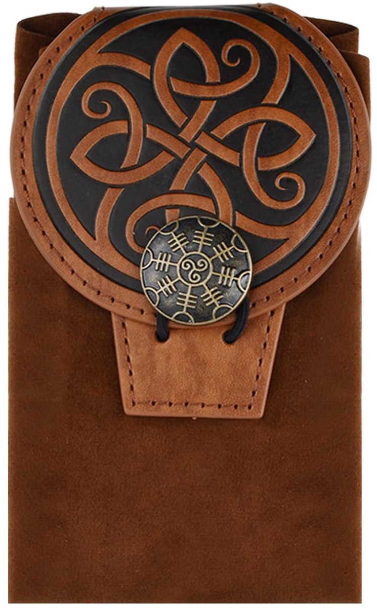 Solidchoice - Vintage Bruine Heuptas van Kunstleer