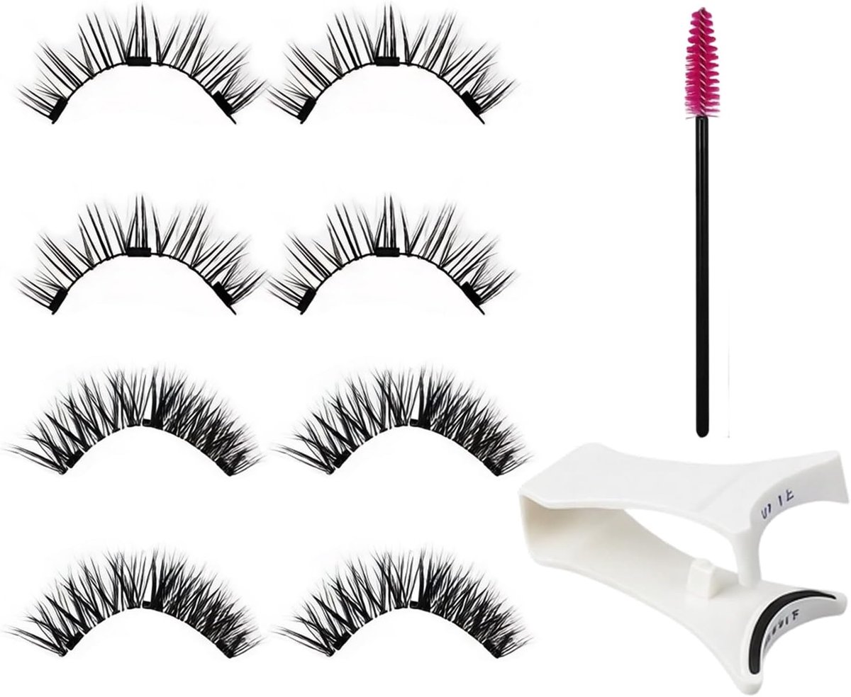 Magnetische wimpers 3D - Natuurlijke look - Waterdicht en herbruikbaar - Voor dagelijkse make-up - ShopVlot