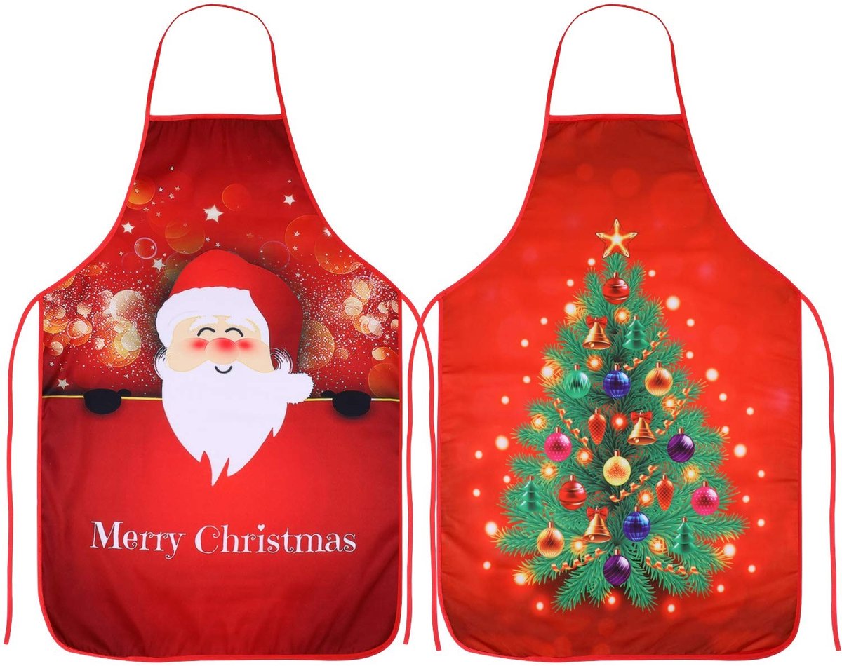 Solidchoice - Kerst Schort voor Koken en Bakken met Festief Design
