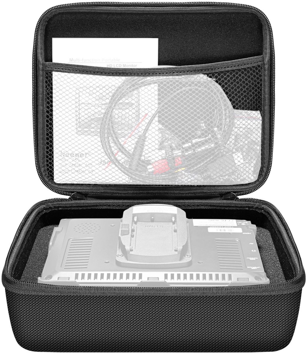 Solidchoice - Draagbare EVA Monitor Tas voor 7 Inch Video Monitoren