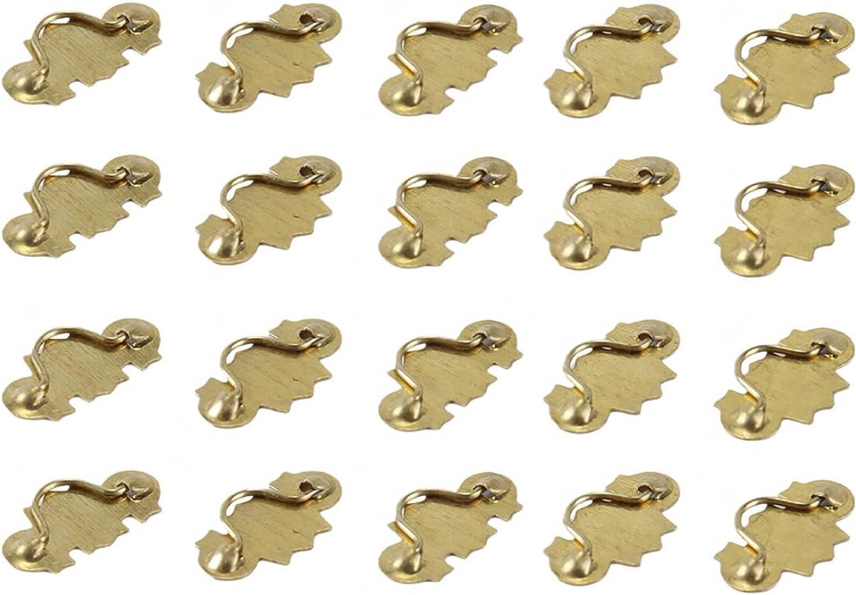 Mini ladeknoppen 20pcs - goudkleurig - metaal - ideaal voor poppenhuismeubels - ShopVlot