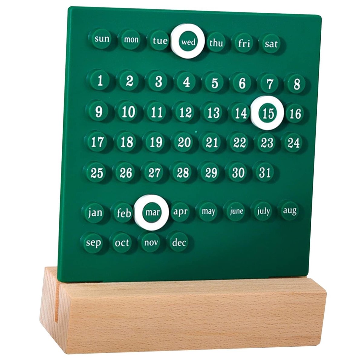 Solidchoice - Handmatige Desktop Perpetuele Kalender