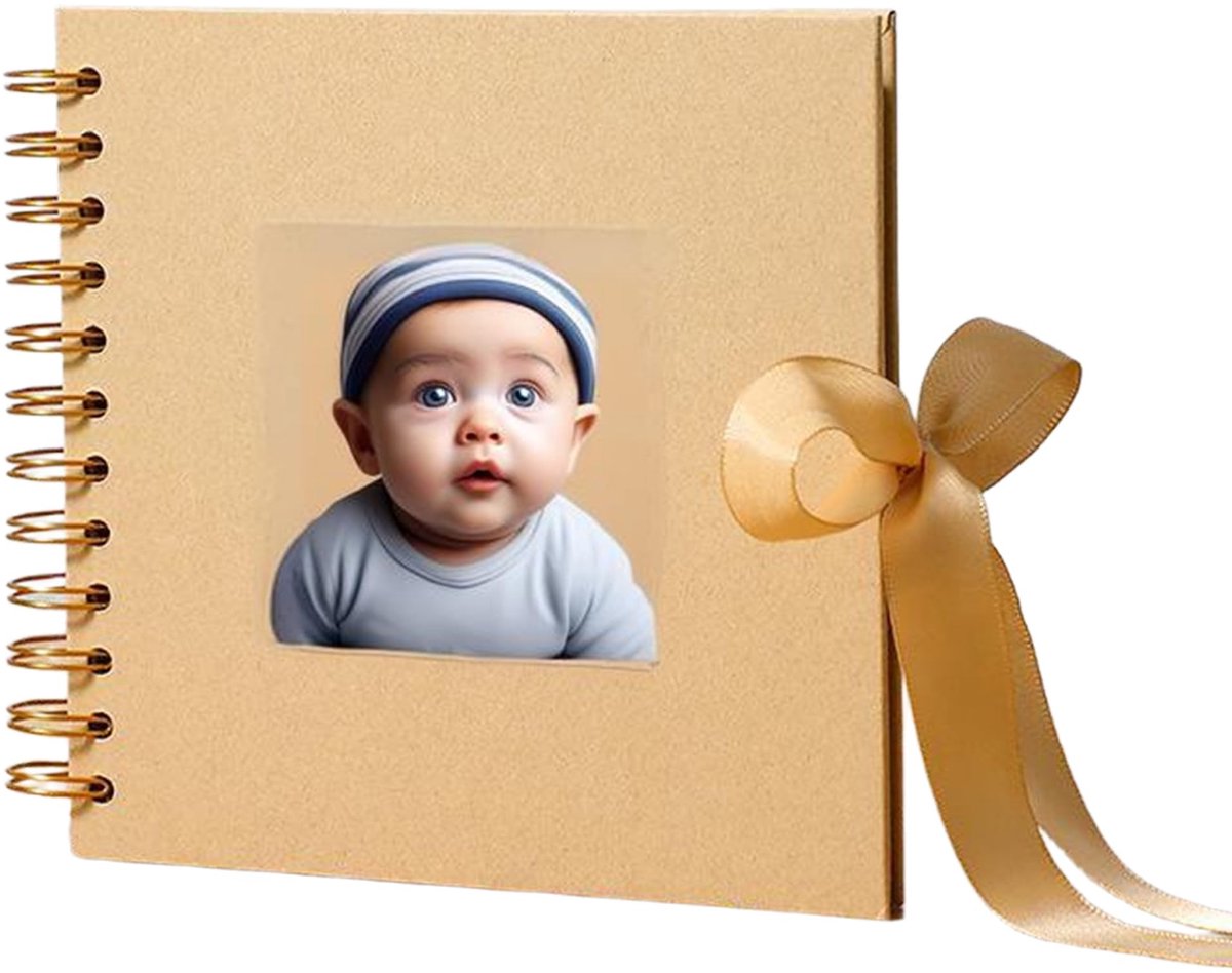 Solidchoice - DIY Fotoalbum met 60 Pagina's voor Persoonlijke Herinneringen