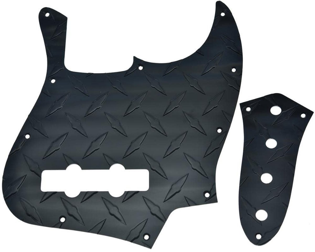 Solidchoice - Aluminium Pickguard voor Jazz Bass met 10 Gaten