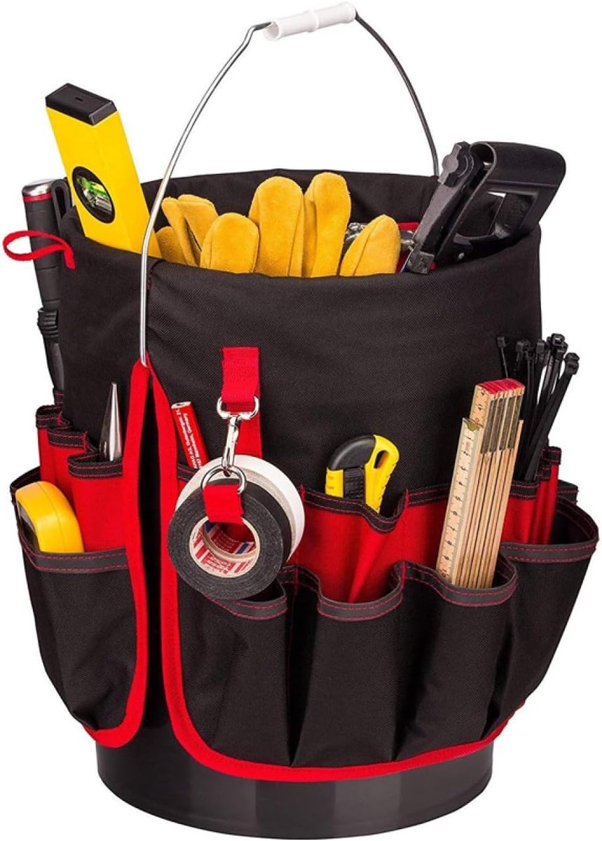 Gereedschapstas met 35 vakken - hoogwaardige Oxford stof - inklapbare organizer - ideaal voor tuingereedschap - ShopVlot