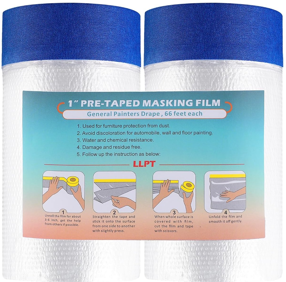 Coverfilm 65 cm - Transparante zelfklevende film - Bescherming tegen stof en spatten - Ideaal voor schilderwerk - ShopVlot