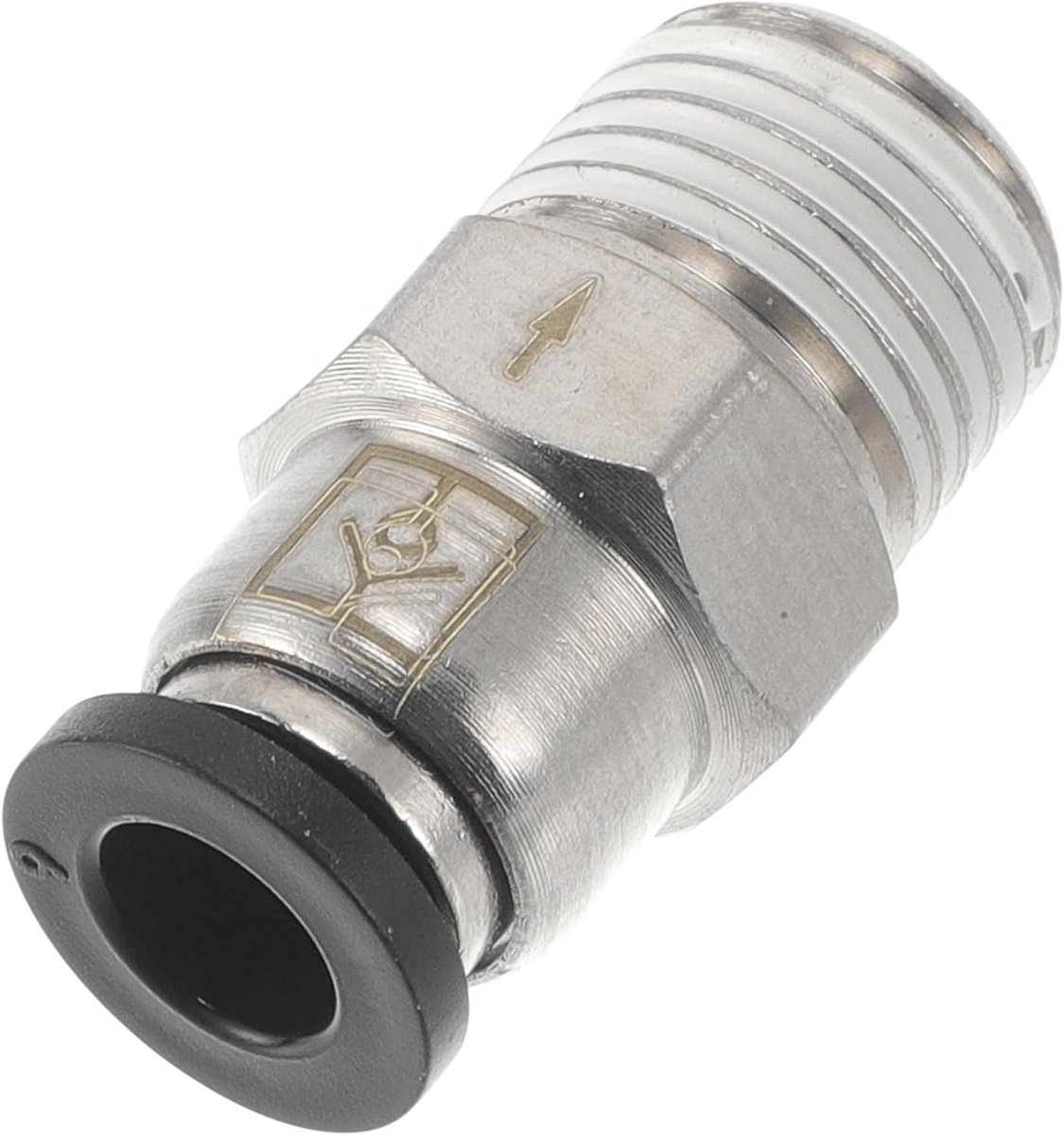 Luchtslangfitting 15/64" Quick Plug - Kunststof Metaal - Terugslagklep - Eenvoudig te installeren - ShopVlot