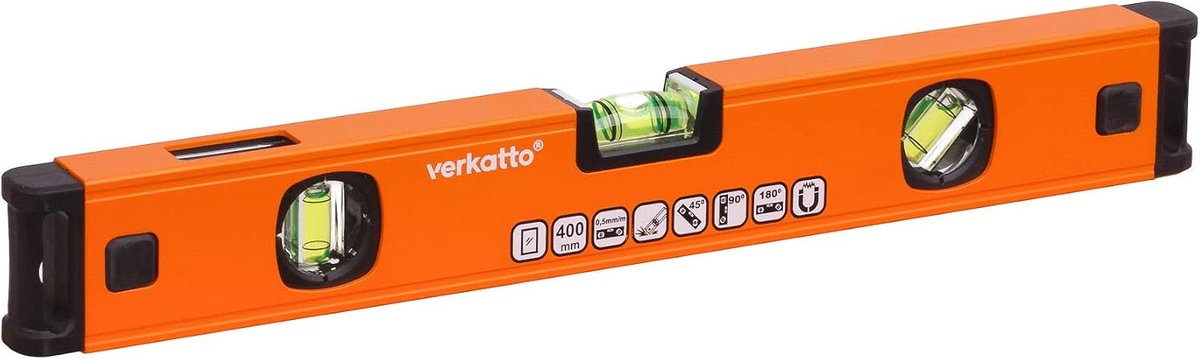 Waterpas 40 cm - Aluminium - Met spiegel functie - Voor nauwkeurige metingen - ShopVlot