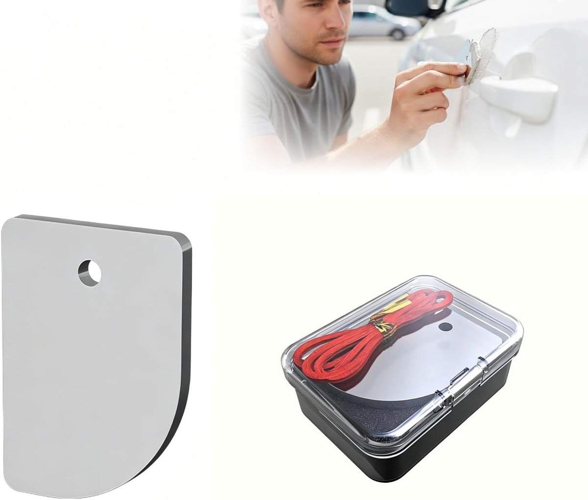 Lakschaaf autolak - gehard staal - kit remover tool - eenvoudig verwijderen van lakstroken - ShopVlot