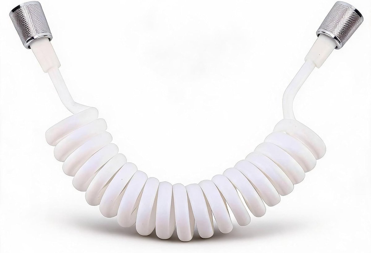 Springtube 2 meter - ABS kunststof - anti-windingslang - eenvoudig te installeren - ShopVlot