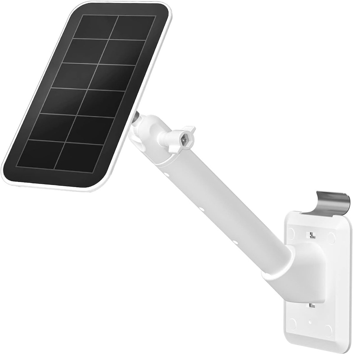 Solar panel muurbeugel - 180° verstelbaar - roestvrijstalen haak - geschikt voor Ring, Arlo en Wyze zonnepanelen - ShopVlot