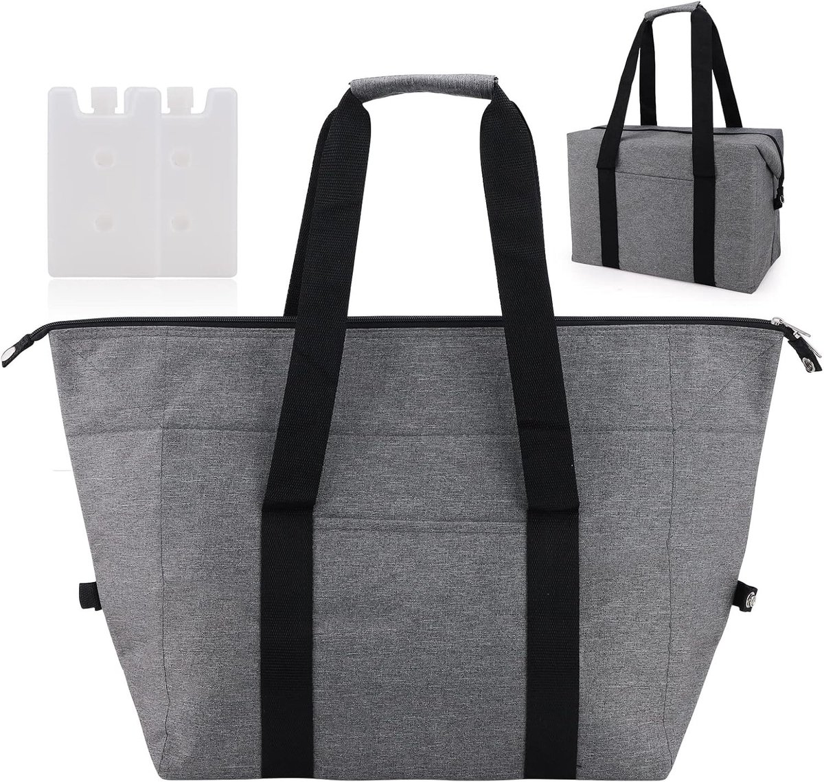 Vouwbare Koeltas van 20 L – Ideale Koeltas voor Picknicks, Kamperen en Voedseltransport, Thermische Tas voor Barbecue en Vissen