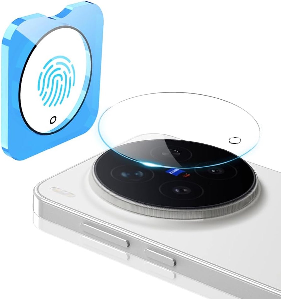 Camera lens protector voor Vivo X300 - full coverage - tempered glass - verbeterde helderheid - ShopVlot